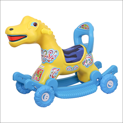 Plastic Yellow Blue Dinosaur Rock Toys By PLAYWAY PRODUCTS