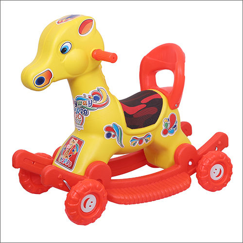 Kids Yellow Red Giraffe Ride On Toys