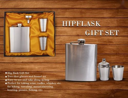 Hipflask Gift Set