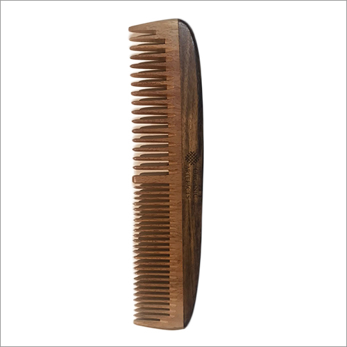 Organic Brown Wooden Hair Comb