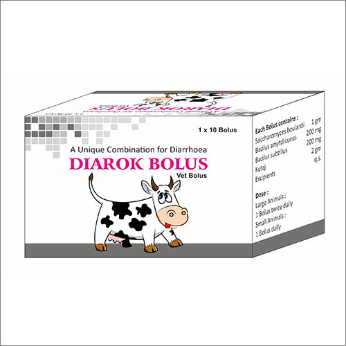 Diarok Vet Bolus Animal Feed Supplement Efficacy: Promote Growth