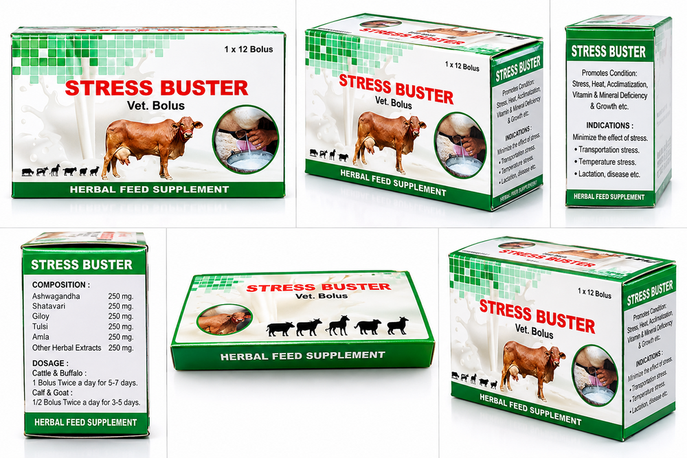 Stree Buster Vet Bolus Herbal Animal Feed Supplement - Admixture (%): <1%