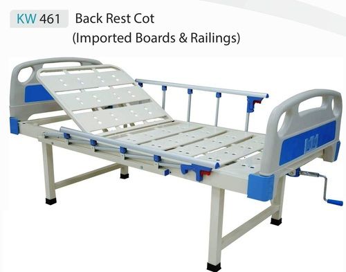 Metal Back Rest Cot Bed