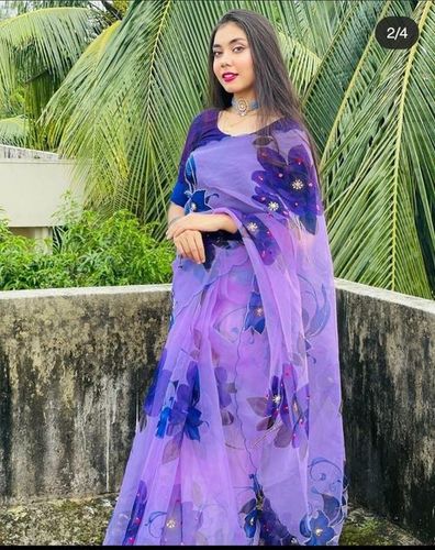 Printed saree