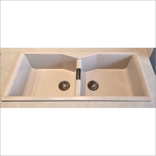 18x40 Inch Double Bowl Quartz Kitchen Sink 