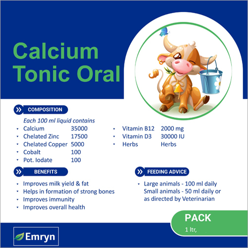 Calcium Tonic Oral Manufacturer in Gujarat,Supplier at Best Price
