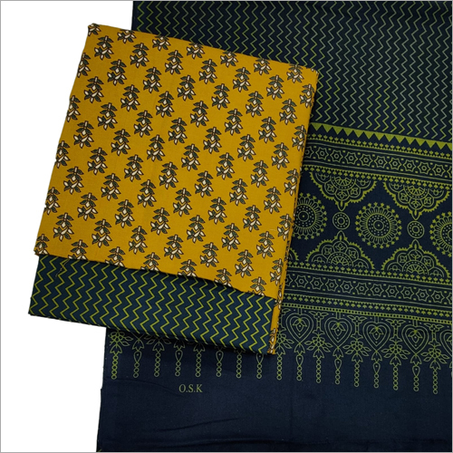 Cotton Batik Bandhni Suit Material