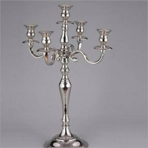 Polishing Aabra 5 Arms Candle Stand