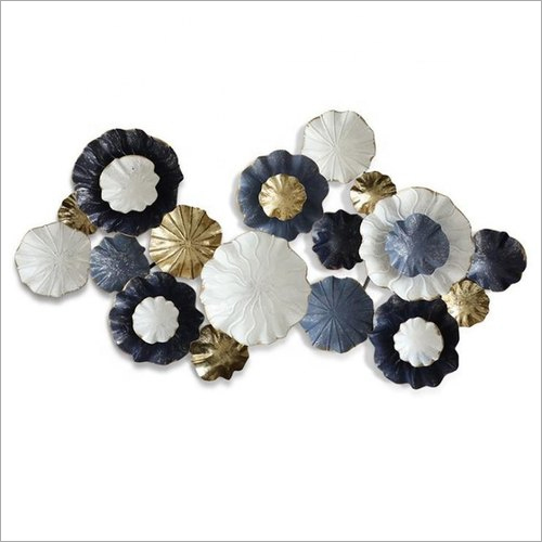 Metal Wall Art - Iron, 36x24", Multicolor | Elegant Floral Design, Durable, Easy Installation