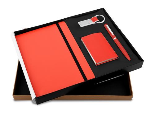 Pen Card Holder Diary  And Keycahin - Cover Material: Pvc