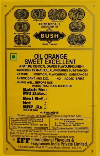 IFF Oil Orange Sweet Excellent