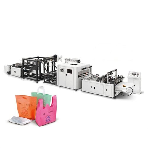 D700 Eco Friendly High Speed Non Woven Handle Bag Carry Bag Making Machine