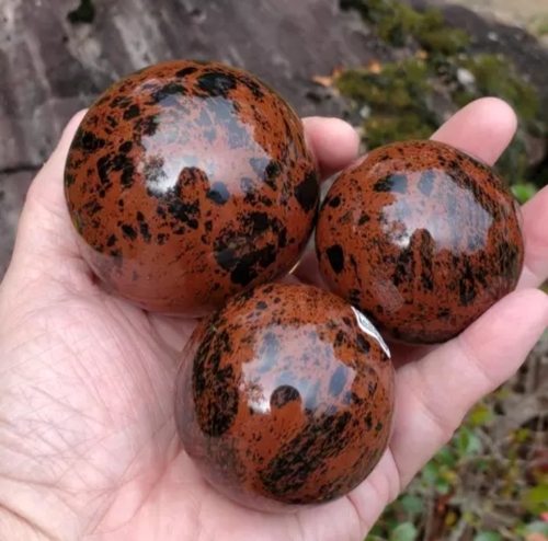 Mahogany obsidian (ball)