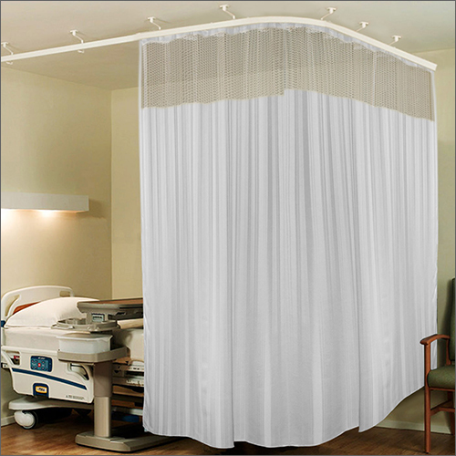 White Hospital Bed Curtains