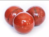 Rad jaspar spheres (ball)