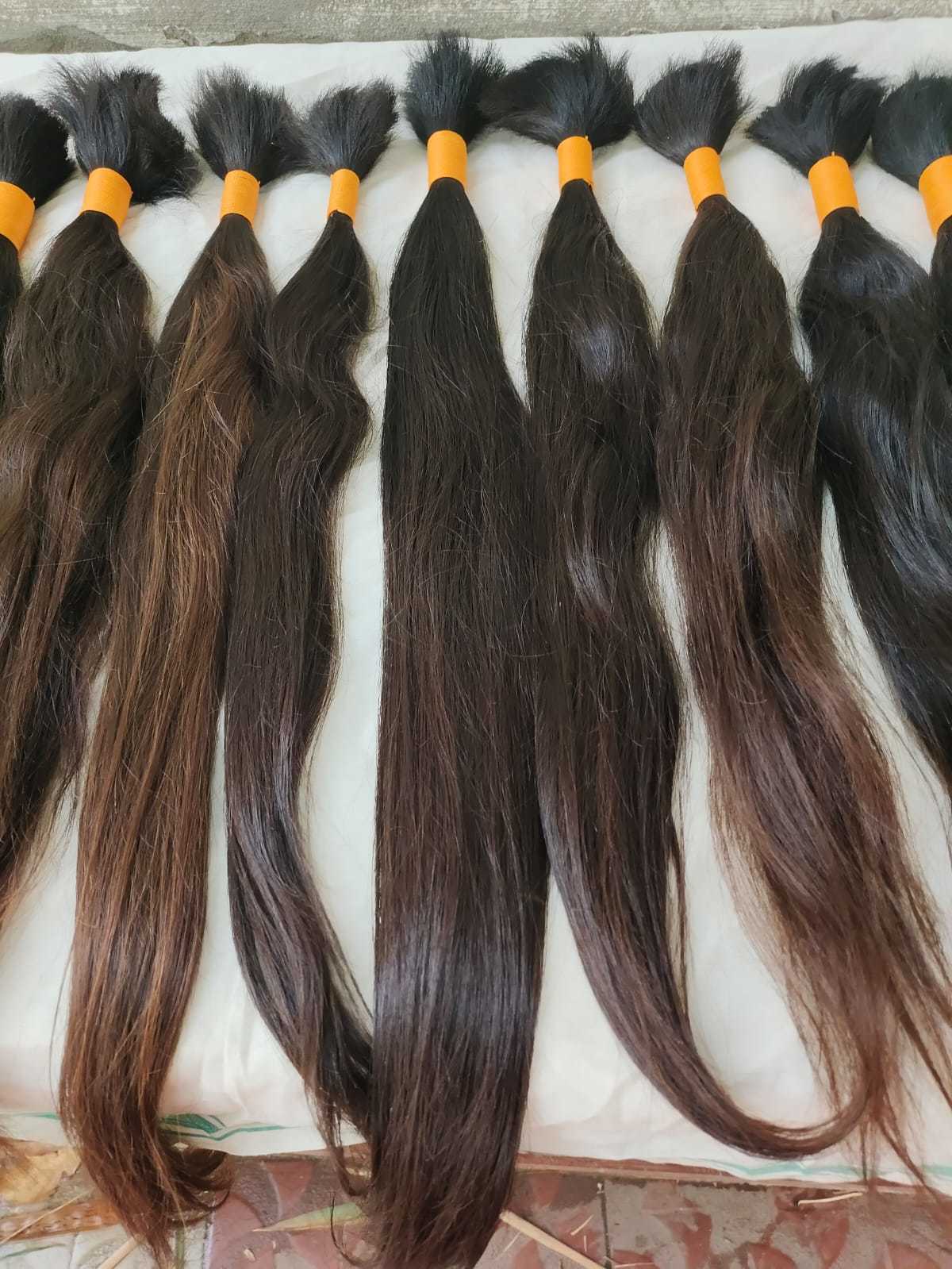 2022 March Expo Hot Sales 100% Single Drawn Brown Human Hair Extensions