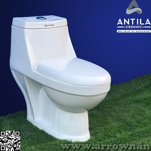 Sanitaryware One Piece Water Closet - Color: White