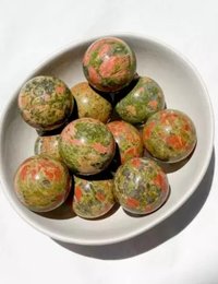 Unakite spheres (ball)