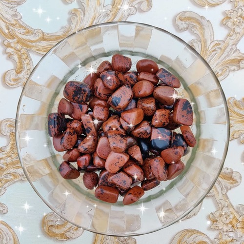 Mahogany obsidian Tumble stones