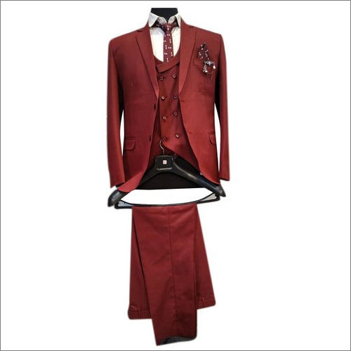 Men Red Suit