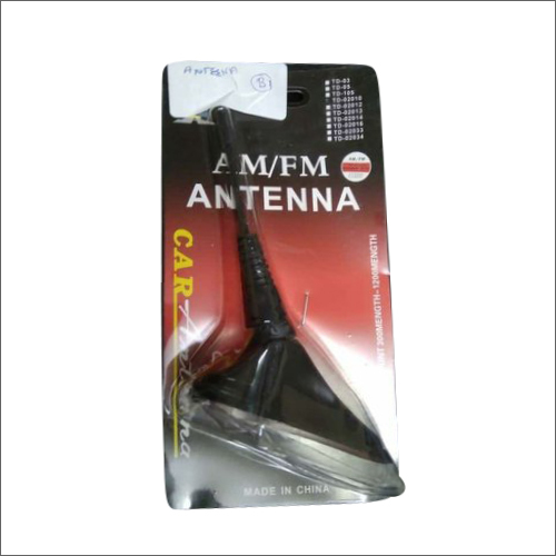 AM And FM Car Antenna - LED Material, Black/Silver Color for Car Show Off, Roof Rear & Front Aesthetics