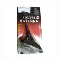Am And Fm Car Antenna - Led Material, Black/silver Color For Car Show Off, Roof Rear & Front Aesthetics