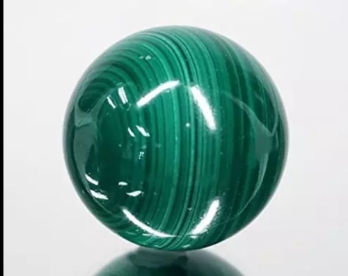 Malachite spheres (ball)