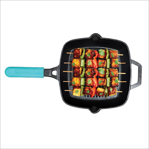 Metal Non Stick Cast Grill Pan With Handle