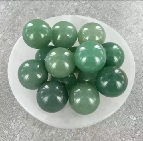 Green Aventurine spheres (ball)