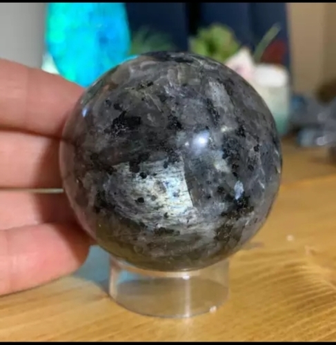 Larvakite spheres (ball)