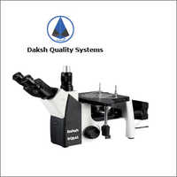 Dqs-4i Metallurgical Microscope - Diopter Adjustment Ring Â±5, 180 Mm X 155 Mm Stage, 75 Mm X 40 Mm Movement, 54 Mm To 75 Mm Interpupillary Distance, 10-20 Kg Weight