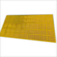 Polyurethane Screen Panels - 3m Length, 50mm Thickness, Yellow Color | High Hardness 80-85 Shore A, Uv Resistant, Lightweight Design