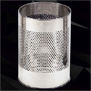 STAINLESS STEEL PERFORATED DUST BIN