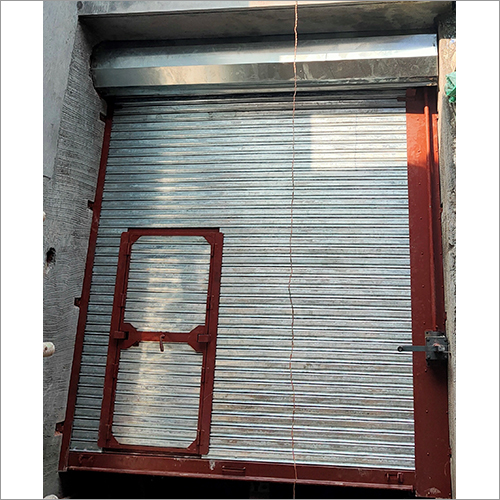 Vertical Gear Operated Rolling Shutter With Wicket Gate