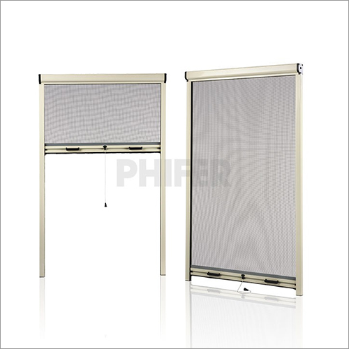 Glossy Roll Fit Window Screening Fit - Aluminum, Fiberglass Mesh, Variable Size, Beige | Easy Installation, Durable, Weatherproof, Pest Control, Strong Frame