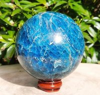 Blue Apatite spheres (ball)
