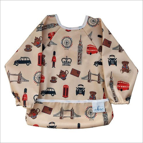 Baby Long Sleeve Printed Bib