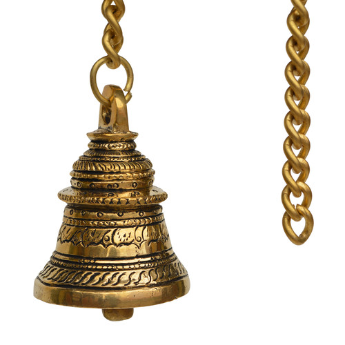 Metal brass bells for hanging in temple and home By AAKRATI BRASSWARE