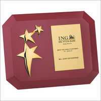 Model 445 - Ruby Plaques Wooden Trophies