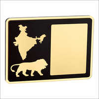 Indian Map Plaques Wooden Trophies - Color: Black