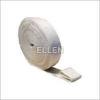 Asbestos Webbing Tape - 1.5-5 Inches, Thickness 3-6 Mm | White Color, Rectangular Shape, Cloth Type