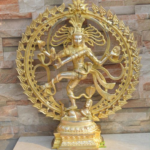 Handmade dancing Shiva Natraj statue Indoor outdoor Nataraj Deity idol Yoga & Dancing class Nataraja Murti decor