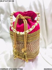 Stylish Ethnic Potli Batwa Bag