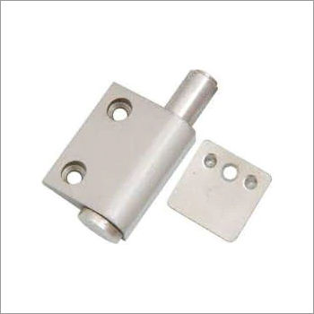 Silver Brass Door Push Magnet
