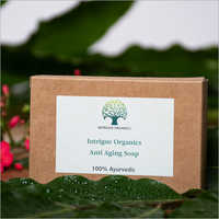Anti Aging Soap - Plant Extracts, 80x60x25 Mm , Brown | 100g Bar For Daily Facial And Body Cleansing, Enhances Skin Texture And Reduces Aging Signs