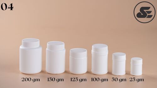 Tablet Containers - Color: White