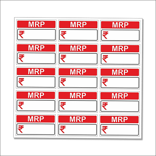 Paper Mrp Adhesive Sticker