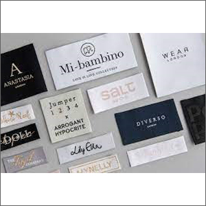 Multiple Clothing Woven Labels