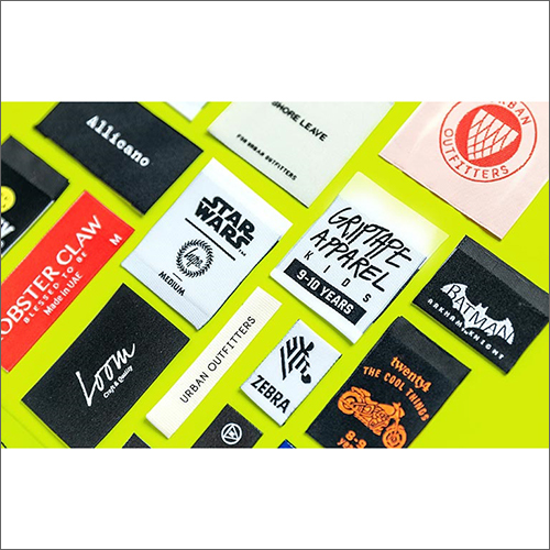 Multiple Promotional Clothing Woven Labels