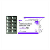 Aceclofenac,Paracetamol and chlorzoxazone Tablet